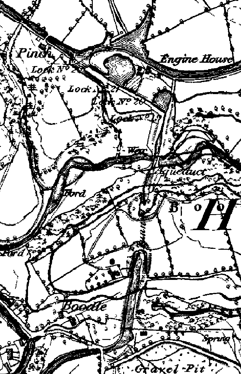 Old Map, Hollinwood Branch Canal