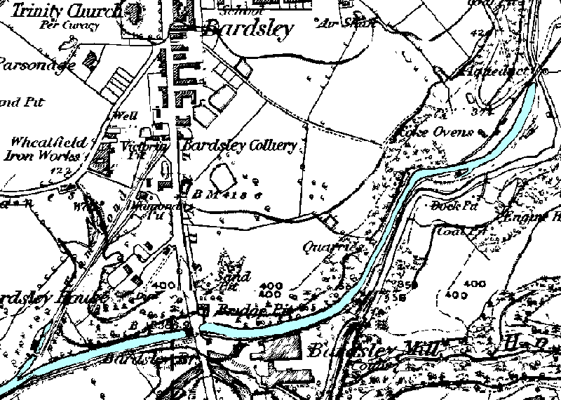 Old Map, Fairbottom Branch Canal